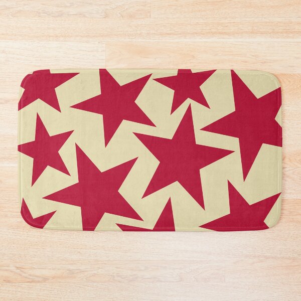 Item preview, Large Red Stars designed and sold by Jeallan Designs.