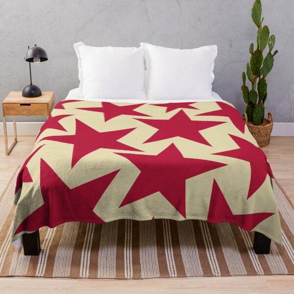 Item preview, Large Red Stars designed and sold by Jeallan Designs.