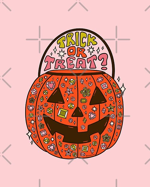 Item preview, Trick Or Treat Basket designed and sold by doodlebymeg.