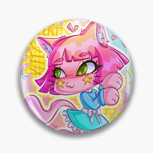 Item preview, Super Cute Chibi Cat Girl With Colorful Aesthetic  designed and sold by PingusPickle.