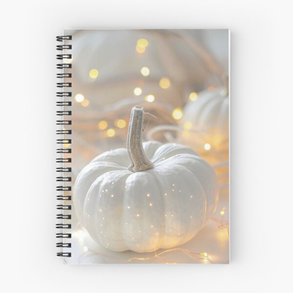 Item preview, Cozy White Pumpkin Fairy Lights — Minimalist Neutral Fall Decor designed and sold by LYAN-STORE.