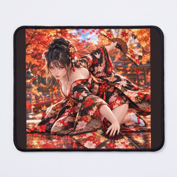 Item preview, Elegant Japanese Woman in a Traditional Kimono designed and sold by Kurekou Lab.