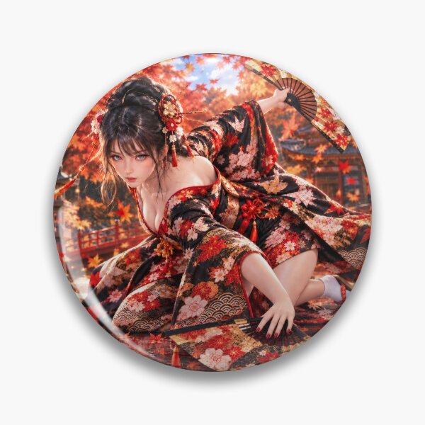 Item preview, Elegant Japanese Woman in a Traditional Kimono designed and sold by Kurekou Lab.