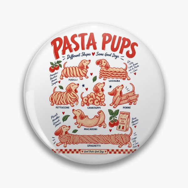 Item preview, Pasta Pups Dachshund Pasta Types Funny Italian Food designed and sold by will freed18.