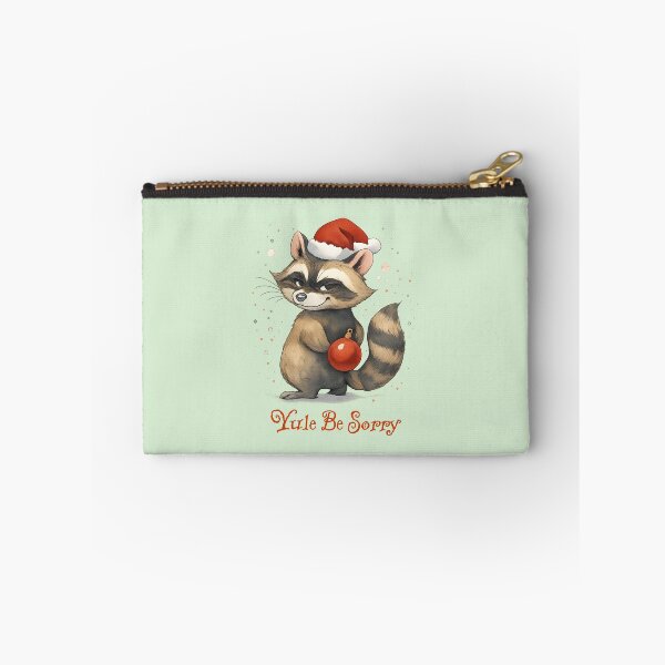Item preview, Yule Be Sorry Funny Christmas Raccoon designed and sold by Sachie's Studio.