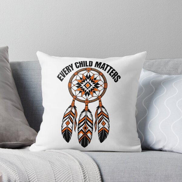 Item preview, Every Child Matters Orange Shirt Day Dreamcatcher Indigenous designed and sold by Whirx.
