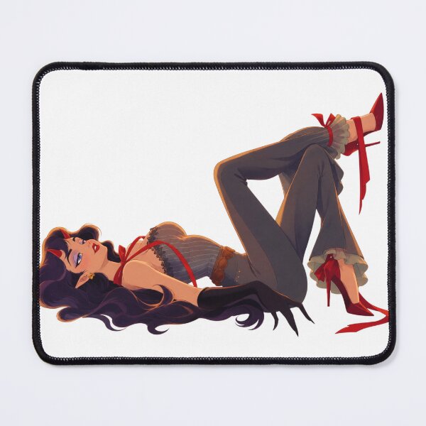 Item preview, Gothic Femme Fatale Pin-Up – Retro Cartoon Devil Girl designed and sold by Hollow Moon Studios..