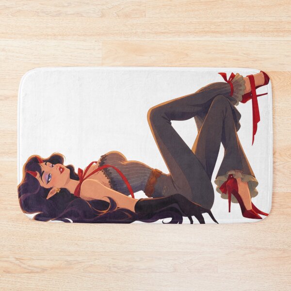 Item preview, Gothic Femme Fatale Pin-Up – Retro Cartoon Devil Girl designed and sold by  Hollow Moon Studios..