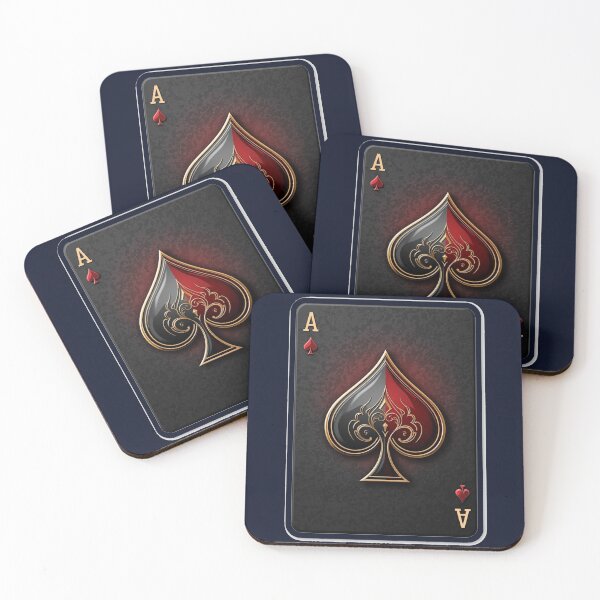 Item preview, Christmas Ace of Spades Card designed and sold by MargaretPolanco.