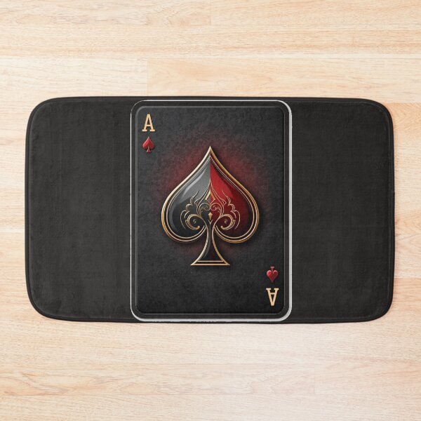 Item preview, Christmas Ace of Spades Card designed and sold by MargaretPolanco.