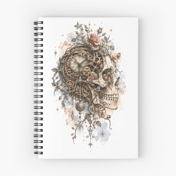 Item preview, Time Connoisseur – Skull Clock designed and sold by Shadow Sprite Art.