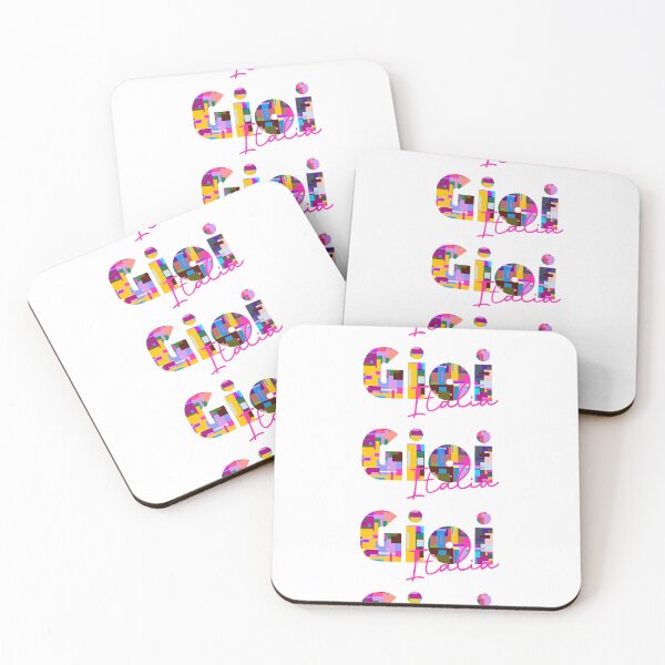 Item preview, Gioi, Salerno, Italy, Italia, colorful typography design for travellers designed and sold by Wanderful-roads.