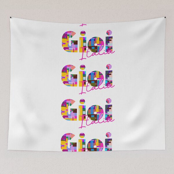 Item preview, Gioi, Salerno, Italy, Italia, colorful typography design for travellers designed and sold by Wanderful-roads.