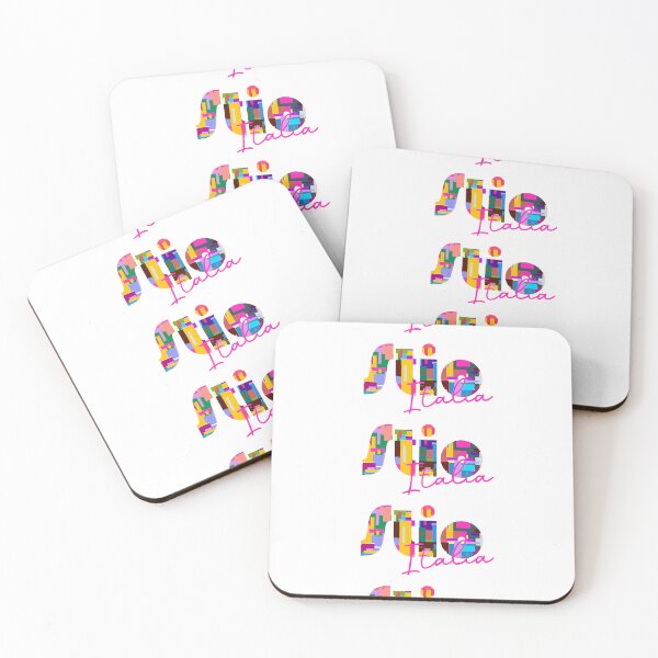 Item preview, Stio, Salerno, Italy, Italia, colorful typography design for travellers designed and sold by Wanderful-roads.