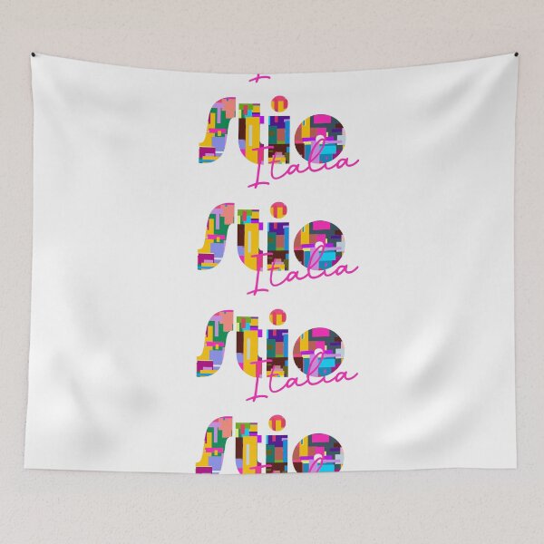 Item preview, Stio, Salerno, Italy, Italia, colorful typography design for travellers designed and sold by Wanderful-roads.