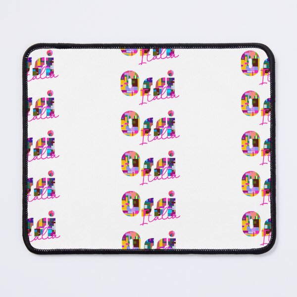 Item preview, Ossi, Sassari, Italy, Italia, colorful typography design for travellers designed and sold by Wanderful-roads.
