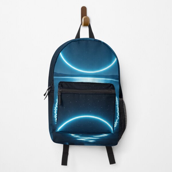 Item preview, Glowing Cyan Ring Portal Over Mountain Lake designed and sold by monkeybusiness.pt.