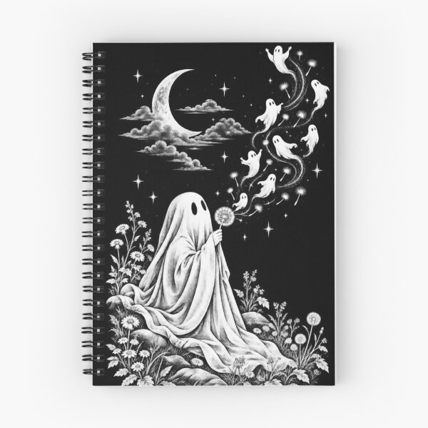 Item preview, Whimsical Ghost Garden Dandelion Spirits Gothic Halloween designed and sold by will freed18.