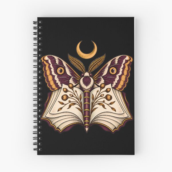 Item preview, Book Moth Gothic Library Art designed and sold by Winakuart.