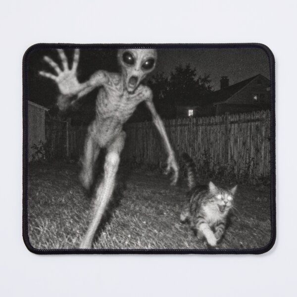 Item preview, Alien and Cat Night Chase Vintage Paranormal Horror  designed and sold by will freed18.