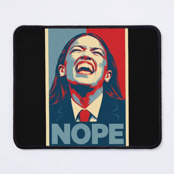 Item preview, AOC NOPE - Political Satire Parody designed and sold by Benito Del Ray.