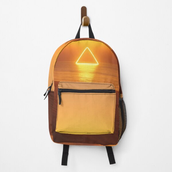 Item preview, Glowing Golden Triangle Over Ocean Desert Sunset designed and sold by monkeybusiness.pt.