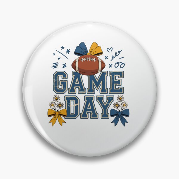 Item preview, game day football bow kids navy gameday shirt design designed and sold by DariaOltes.