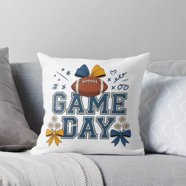 Item preview, game day football bow kids navy gameday shirt design designed and sold by DariaOltes.