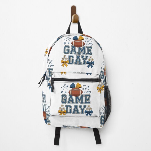 Item preview, game day football bow kids navy gameday shirt design designed and sold by DariaOltes.