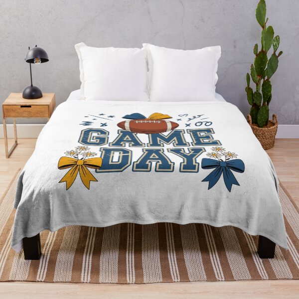 Item preview, game day football bow kids navy gameday shirt design designed and sold by DariaOltes.
