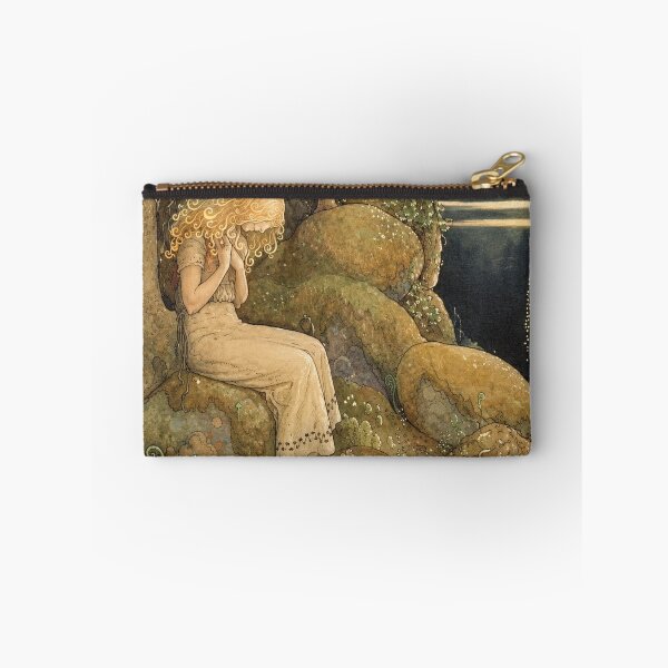 Item preview, Fairy Tale Wall Art, Princess in the Forest Print, John Bauer Vintage Fantasy Illustration designed and sold by RickE.