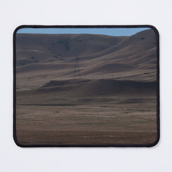 Item preview, Late-afternoon mountain landscape with power pole 16:9 crop designed and sold by lisavonbiela.