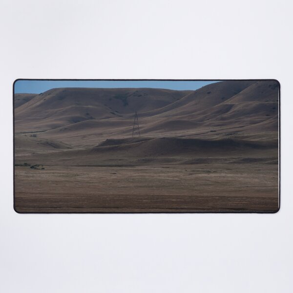 Item preview, Late-afternoon mountain landscape with power pole 16:9 crop designed and sold by lisavonbiela.