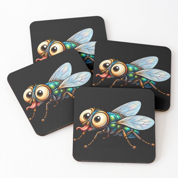 Item preview, Funny Googly Eyed Fly Cute Cartoon Bug designed and sold by JanRizz.