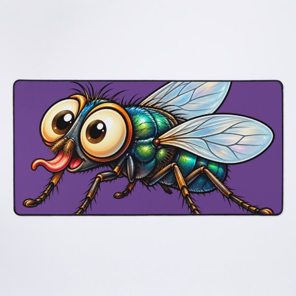 Item preview, Funny Googly Eyed Fly Cute Cartoon Bug designed and sold by JanRizz.
