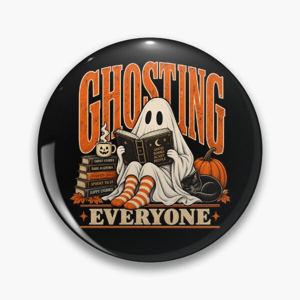 Item preview, Ghosting Everyone Funny Book Lover Halloween Ghost designed and sold by will freed18.