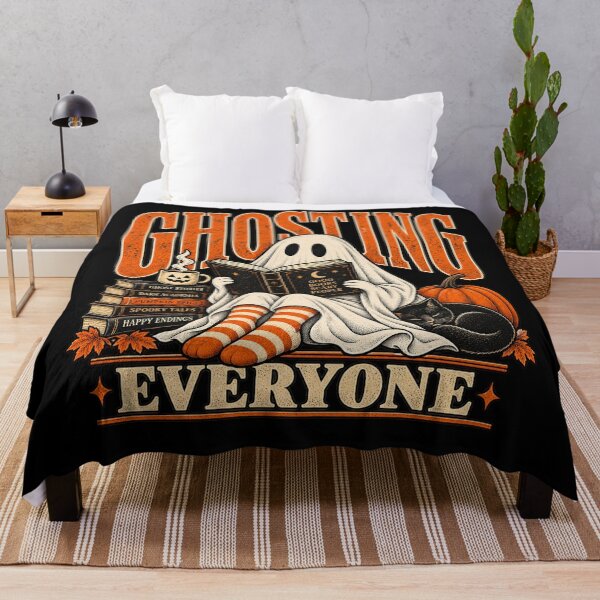 Item preview, Ghosting Everyone Funny Book Lover Halloween Ghost designed and sold by will freed18.