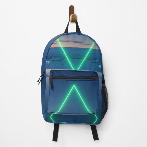 Item preview, Glowing Emerald Diamond Portal Over Glacier Lagoon designed and sold by monkeybusiness.pt.