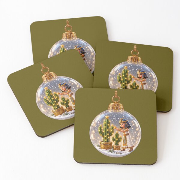 Item preview, The Pharaoh’s Winter Oasis – Egyptian Snow Globe designed and sold by NEFERSIGN.