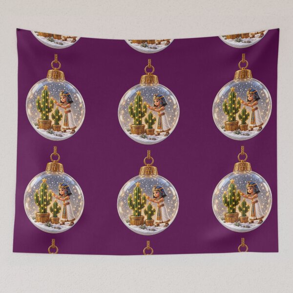 Item preview, The Pharaoh’s Winter Oasis – Egyptian Snow Globe designed and sold by NEFERSIGN.