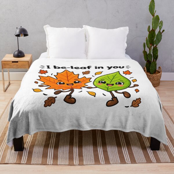 Item preview, I Be Leaf In You Cute Leaves Pun Funny Encouragement Fall designed and sold by Whirx.