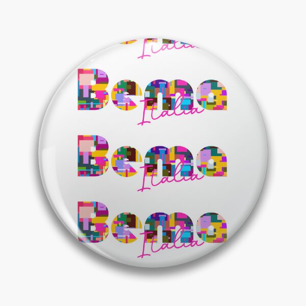 Item preview, Bema, Sondrio, Italy, Italia, colorful typography design for travellers designed and sold by Wanderful-roads.