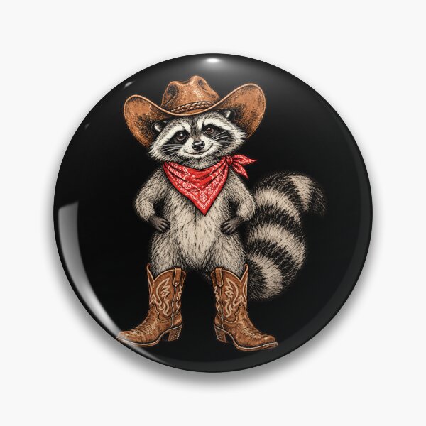 Item preview, Cowboy Raccoon Western Bandana Cute Country Animal designed and sold by will freed18.