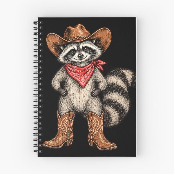 Item preview, Cowboy Raccoon Western Bandana Cute Country Animal designed and sold by will freed18.