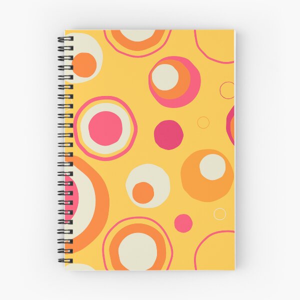 Item preview, Retro 70s Circle Pattern Orange Pink Groovy Geometric designed and sold by JRRTs.