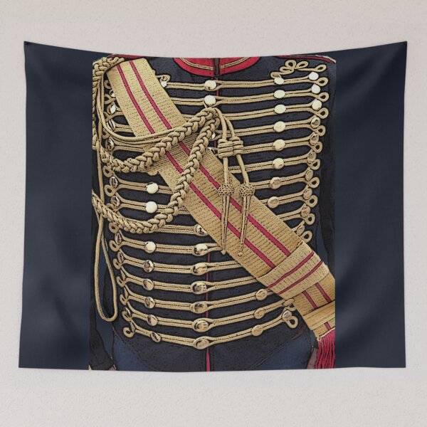 Item preview, Simulated Hussar Jacket Blue Gold Uniform designed and sold by Larry Oates.