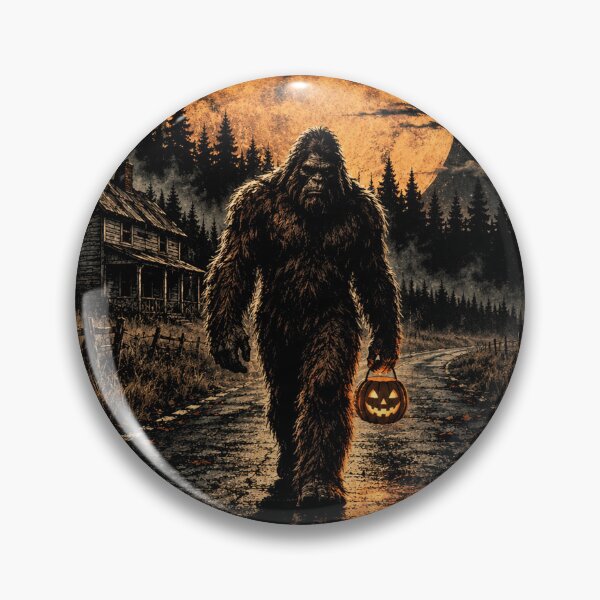 Item preview, Bigfoot Trick or Treat Halloween Full Moon Cryptid designed and sold by will freed18.