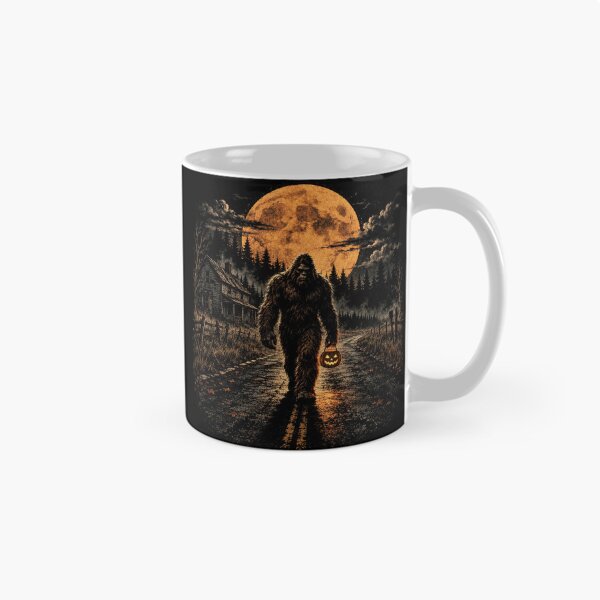 Item preview, Bigfoot Trick or Treat Halloween Full Moon Cryptid designed and sold by will freed18.