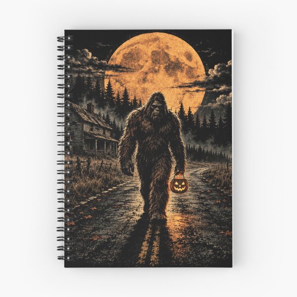 Item preview, Bigfoot Trick or Treat Halloween Full Moon Cryptid designed and sold by will freed18.