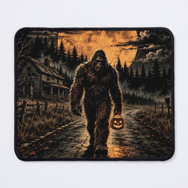 Item preview, Bigfoot Trick or Treat Halloween Full Moon Cryptid designed and sold by will freed18.